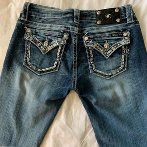Miss Me Signature Straight Embellished Jeans
